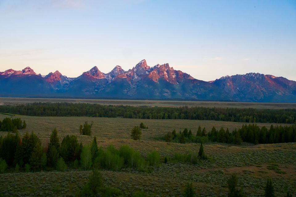 Morning in the Tetons