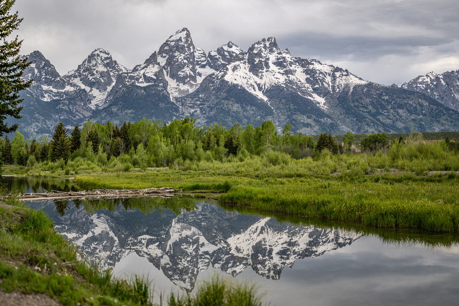 Reflection in the Tetons